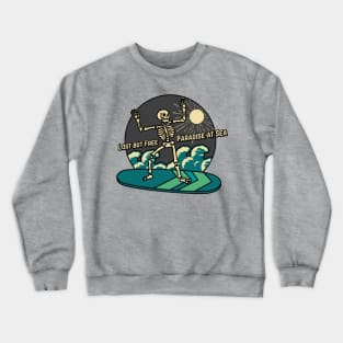 Skeleton wave rider Crewneck Sweatshirt